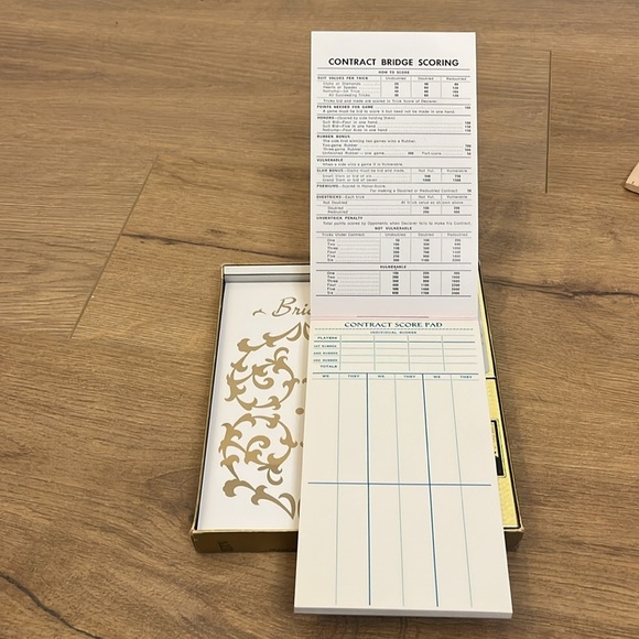 Crown Vintage New bridge playing card/score pad set Heines Royals Party Pack - Picture 3 of 11